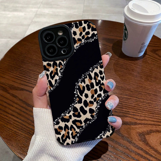 Niche Leopard Vertical Pattern Drop-resistant Phone Case 5c67c953 4482 4128 b446 fa1f922b64cb