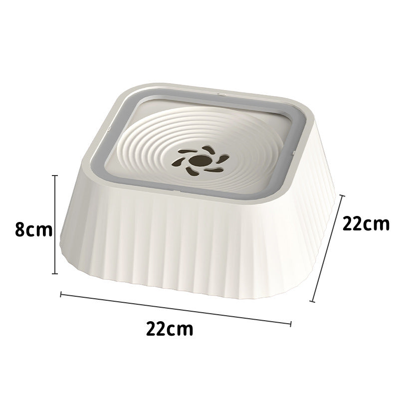 Pets Dog Cat Bowl Floating Bowl Water Drinker Not Wet Mouth Splash Water Portable Dog Bowl Not Sprinkler Pet Drinking Bowl Cu