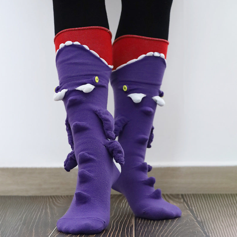 Funny Shark Chameleon Cartoon Socks 5c76effa 297b 4bd2 8704 1098a67f6e58 9dade40b bec6 415a a755 3ab406c26284