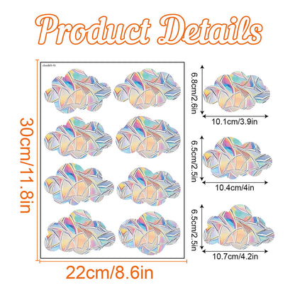 Rainbow Prism Electrostatic Glass PVC Decorative Colorful Window Stickers 5c8b529d f82a 4112 b228 88a8a28e8c3e