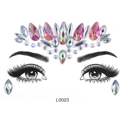 Women's Fashion Party Decoration Face Stickers 5ca123bc 26d8 4b1b b121 3a3a5df80690