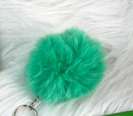 20 Colors Fluffy Fur Pom Pom Keychain Soft Faux Fur-like Ball Car Keyring Key Holder Women Bag Pendant Jewelry - HD Wireless Product #32
