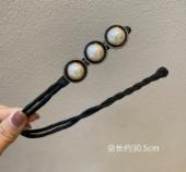 Simple Fluffy Bun Half Bun Hair Tie Elastic Lazy Flower Bud Hairpin Hair Accessories 5cc03302 4fab 45f1 84ba ba0e70416428