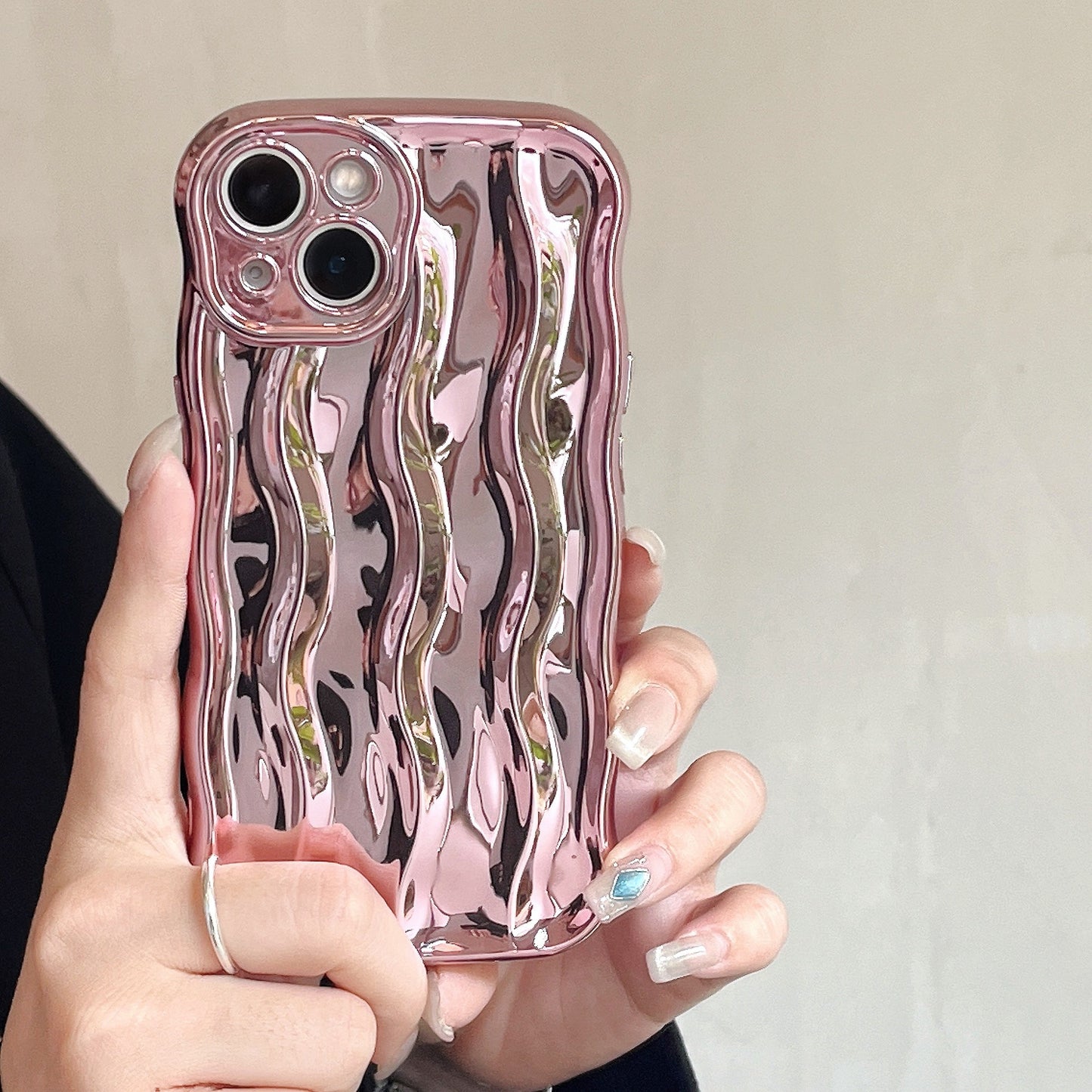 Electroplating Water Ripple Suitable Phone Case Solid Color 5cea5bb3 dde0 4e3e ac67 7629487915e3