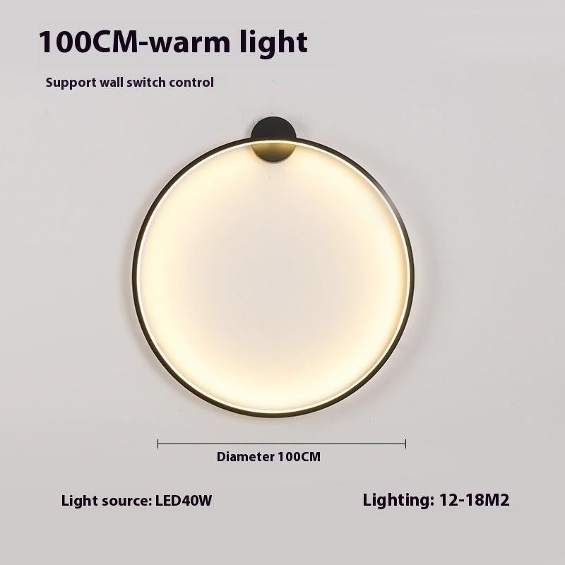 Minimalist Round Bedroom Bedside Lamp Wireless Living Room Sofa Background Wall Hotel Decorative Wall Lamp 5cf79bd7 a102 42ed