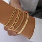 Exaggerated And Minimalist Gold Thick Chain Bracelet Set Of Four Pieces 5cfb6143 5384 4c79 b691 94e6ea1e7a87 dd69af2e 85e6 4f