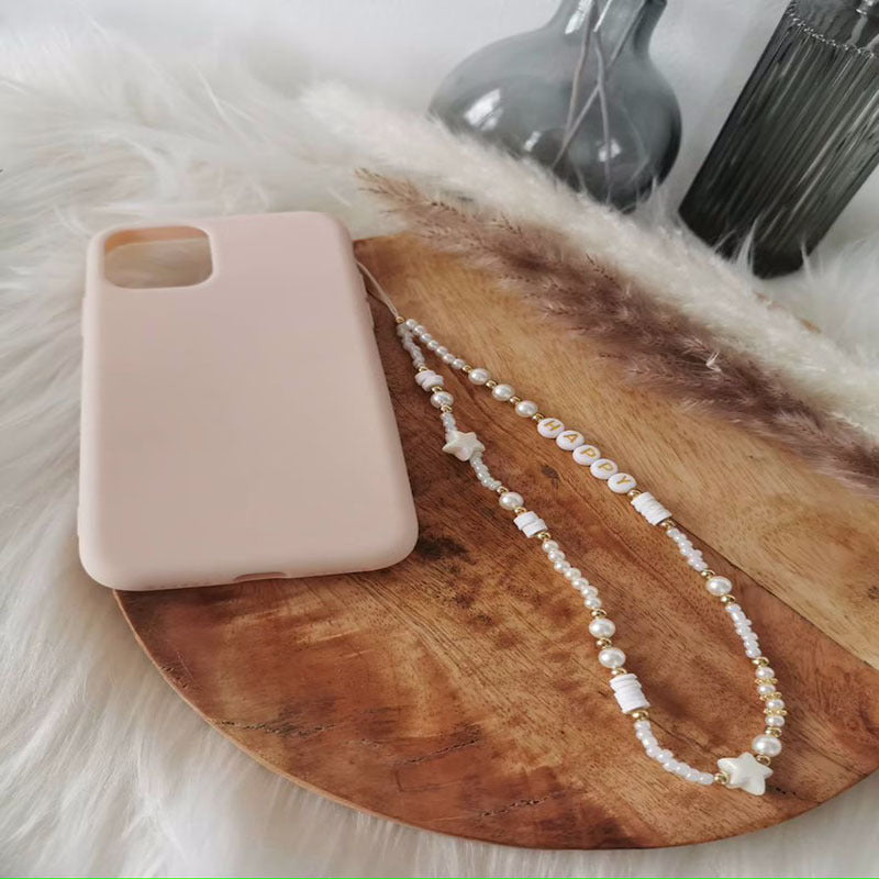 Mobile Phone Lanyard Pearl Natural Shell 5cfce65f 8e74 4827 92c1 3d506e2d23e9