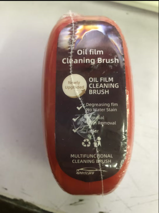 Automotive Oil Film Cleaning Brush Windshield Car Glass Sponge Cleaner Universal Removes Dirt Glass Cleaning Wipe Board Tool 