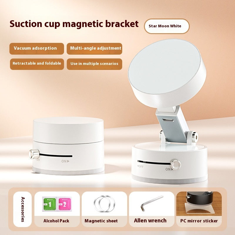 Foldable Magnetic Vacuum Car Phone Holder Foldable Suction Cup With Suction Cup Hands-Free Navigation For Smart Phone - 图片 8