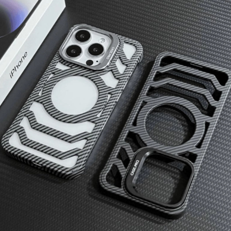 Magnetic Carbon Fiber Grain Frosted Light Phone Case 5d3a12d2 417b 45ec a589 9b0c400c5ea8
