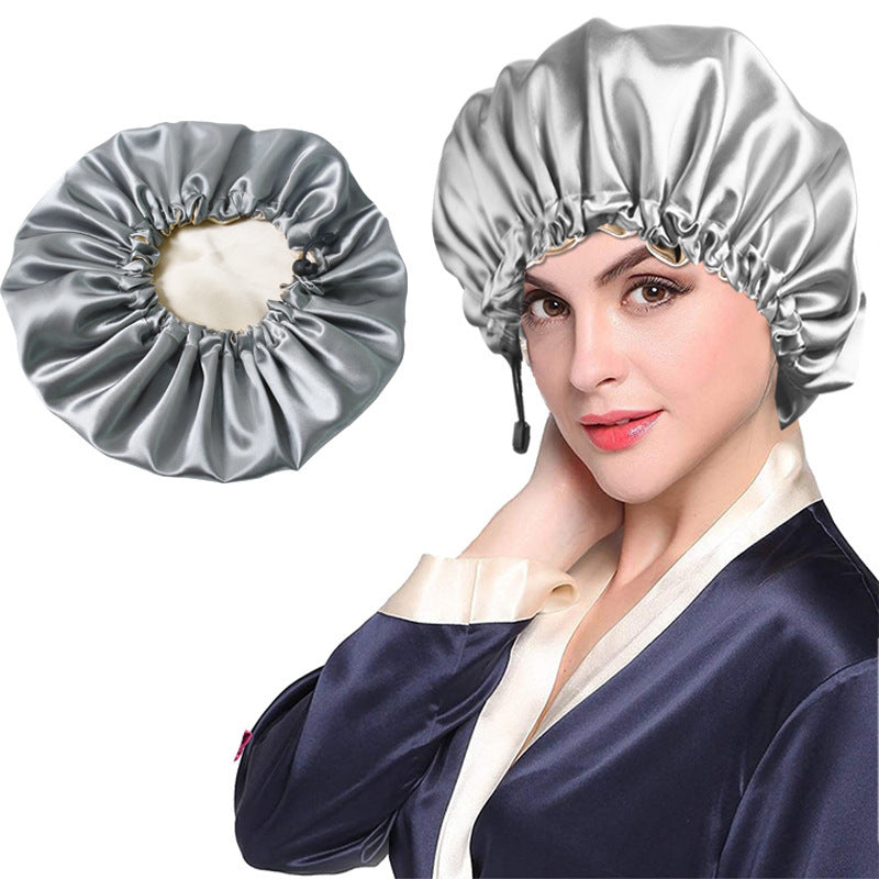 Shower Cap Soft Silk Dual-use Bath Cap Chemotherapy Cap 5d3b25ab 7020 4e76 9322 1a7d981557a9 b0807b89 c8bd 46d6 a595 b98cace3