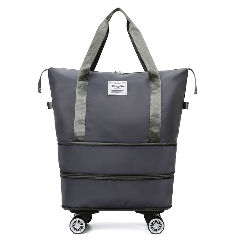 New Universal Wheel Travel Bag With Double-layer Dry And Wet Separation Fitness Yoga Shoulser Bags Sports Fitness Large Capac