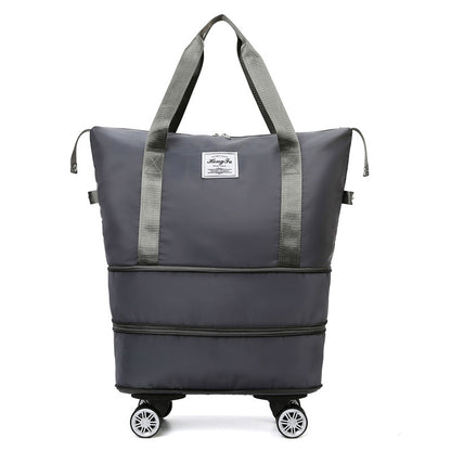 New Universal Wheel Travel Bag With Double-layer Dry And Wet Separation Fitness Yoga Shoulser Bags Sports Fitness Large Capac