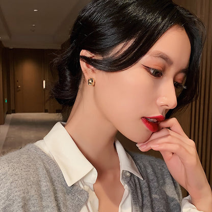 Retro Exaggerated 925 Silver Diamond Net Celebrity Simple Earrings Women 5d73c4e5 8630 4390 9844 7b61753b14f8