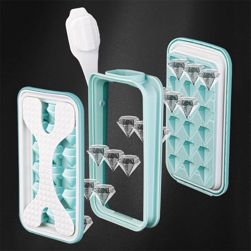 2in1 Portable Silicone Ice Ball Mold Ice Maker Water Bottle Ice Cube Mould Bottle Creative Ice Ball Diamond Curling Summer Kitchen Gadgets - HD Wireless Product #4