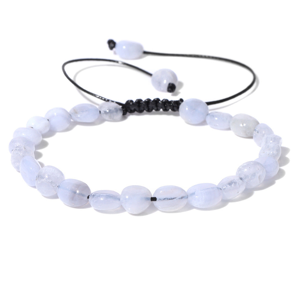 Natural Stone Traveling Irregular Beads Woven Bracelet 5d9203e0 9ecd 497b a649 1e71ec112e0c