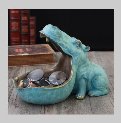 Hippo Decoration Creative Home Living Room Shoe Cabinet Sundries Organizer Ornament 5d9d67f6 70e8 43e3 851d f4e25b51030a