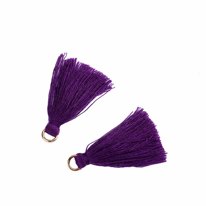 Color 3cm Polyester-cotton Hanging Ring Small Tassel 5da53907 7ce6 4e6d a170 a00174c78741