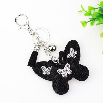 Home Fashion Simple Two-color Butterfly Shape Flannel Hot Drilling Handbag Pendant 5dad991f 5987 40cd a0f8 295c33ec2b8d