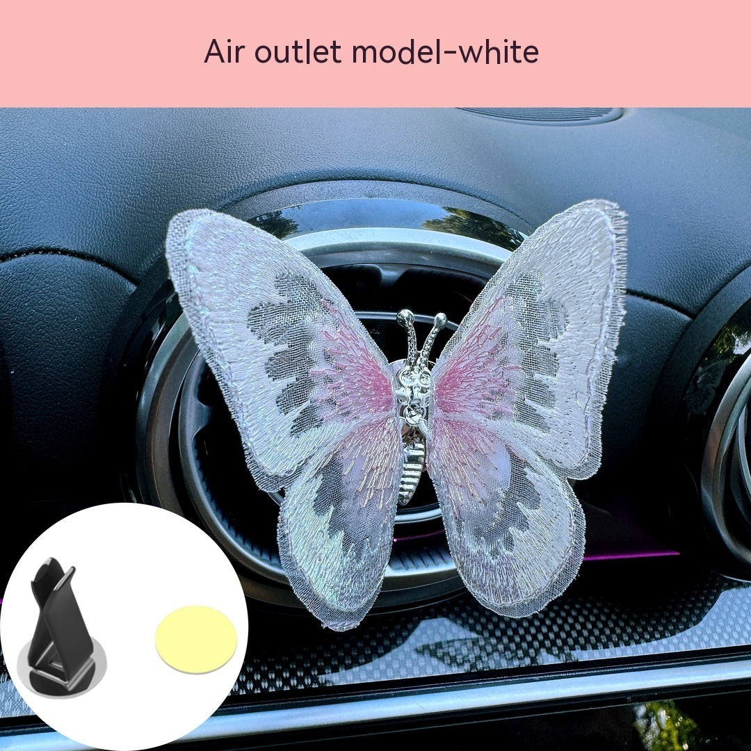 Moving Embroidery Butterfly Center Console Air Outlet Decoration Healing Series Car Accessories 5dbcbb0c 4d8f 49f8 a20f de596