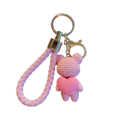 Cartoon Love Heart Little Bear Doll Keychain Internet Celebrity Cute Pendant 5dd1efd4 3a32 424b a28f 8825713f1dea