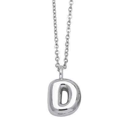 Copper Plated Gold 26 English Letters Pendant Necklace Niche Personality Clavicle Chain 5dd8f283 e465 4933 bc30 95ff5ea007ae