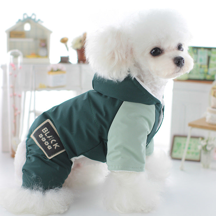 Pet Dog Clothes Shoulder Cap Four-legged Pet Clothing Hooded 5dd931b5 d826 4712 ab2c 02bf197b9965