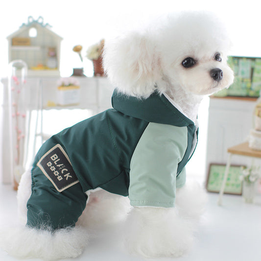 Pet Dog Clothes Shoulder Cap Four-legged Pet Clothing Hooded 5dd931b5 d826 4712 ab2c 02bf197b9965