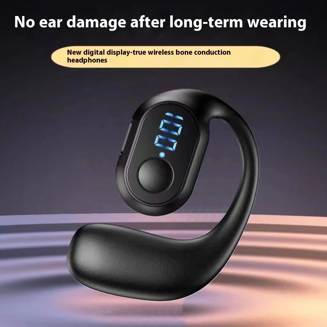 Business Wireless Headset Ear-mounted Non In-ear Smart Digital Display 5ddcf268 f41c 4c53 83f1 7eb54b08889c trans