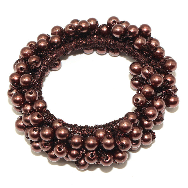 Handmade Crochet Rubber Band Hair Tie Pearl 5de8d67c ebf7 4be7 822e c47312b734a8