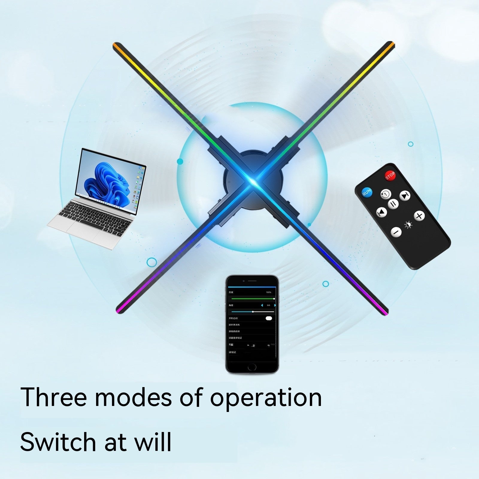 Wifi Control 3d 60cm Holographic Projector Advertising Machine 5defc98a 0f3a 4d37 9604 41771a95986a trans