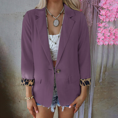 Long Sleeved Cardigan Casual Suit Coat Women 5dfdd421 03e0 4e0f a1c7 f695acc765e2