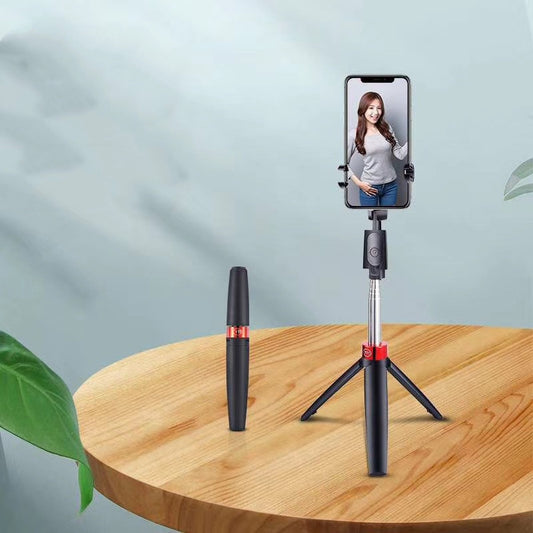 Compatible with Apple, Mobile Phone Video Live Tripod Selfie Stick - 图片 1