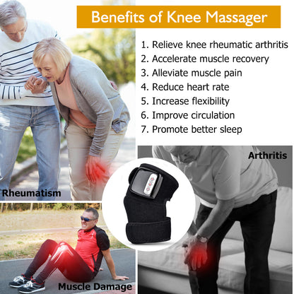 Electric Infrared Heating Knee Massager Wrap Elbow Joint Support Vibration Therapy Physiotherapy Machine Pain Relief Massagea