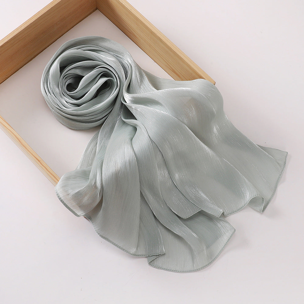 Breathable Cool Island Satin Smooth Silk Toe Scarf 5e20e42f 0c9c 4de2 abc5 e11300aa66c1