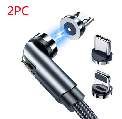 Essager Rotate Magnetic Cable 360 Degree USB Type C Charging Cable Fast Charging Magnet Charger 540 Rotate Micro Magnetic Cable - 图片 8