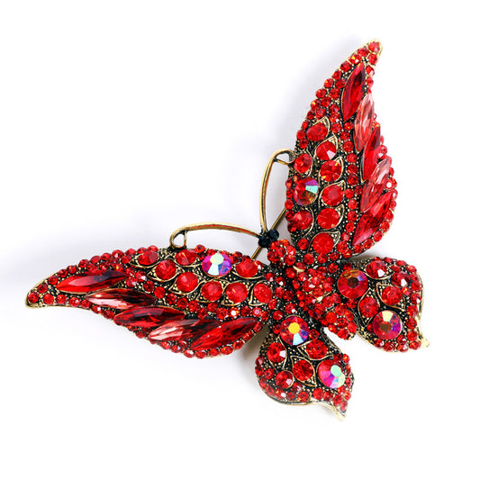 Crystal Big Butterfly Brooch Fashion Animal Insect Lady 5e48e7fc cd76 42d0 ae0f 730ada780297