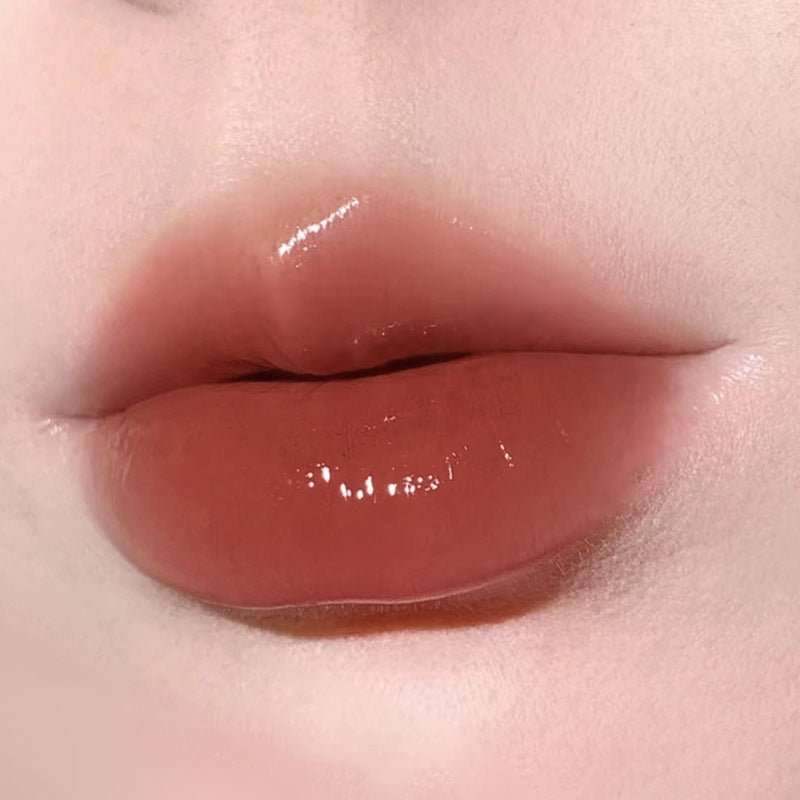 HERORANGE Light Dew Concentrated Mirror Lip Lacquer No Stain On Cup Thai Style