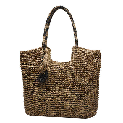 Winter Fashion Straw Casual Tote Bag 5e5f0c14 5a2d 4162 9021 c7a3c6c01352