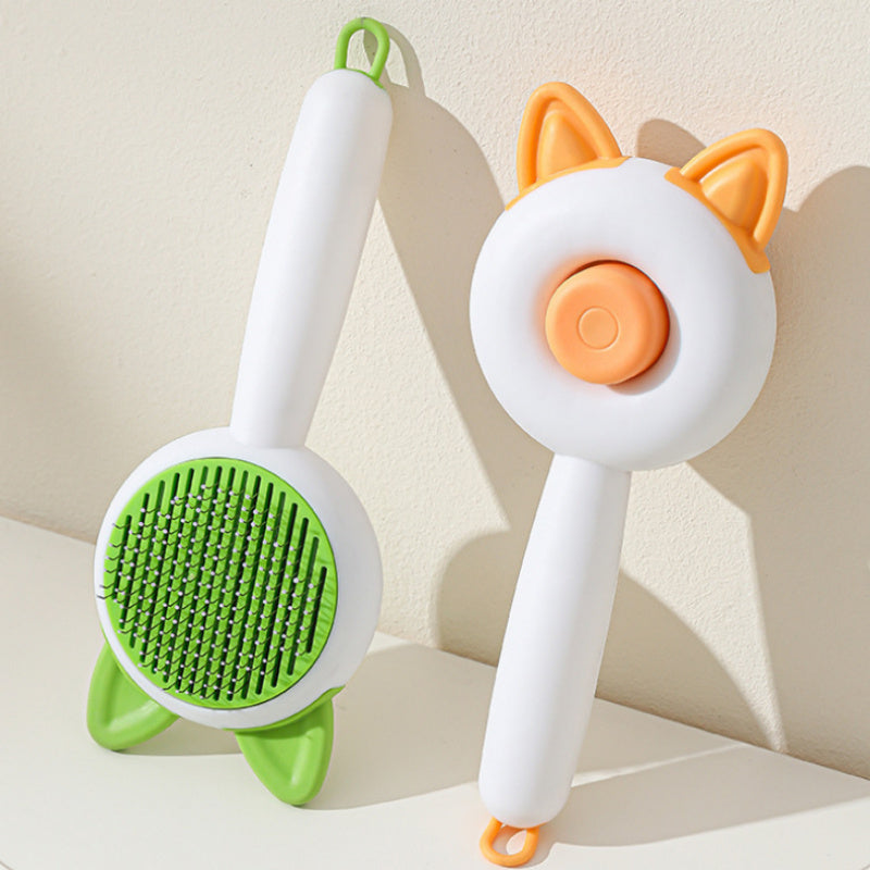 Pet Dog Brush Cat Comb Self Cleaning Pet Hair Remover Brush For Dogs Cats Grooming Tools Pets Dematting Comb Dogs Accessories