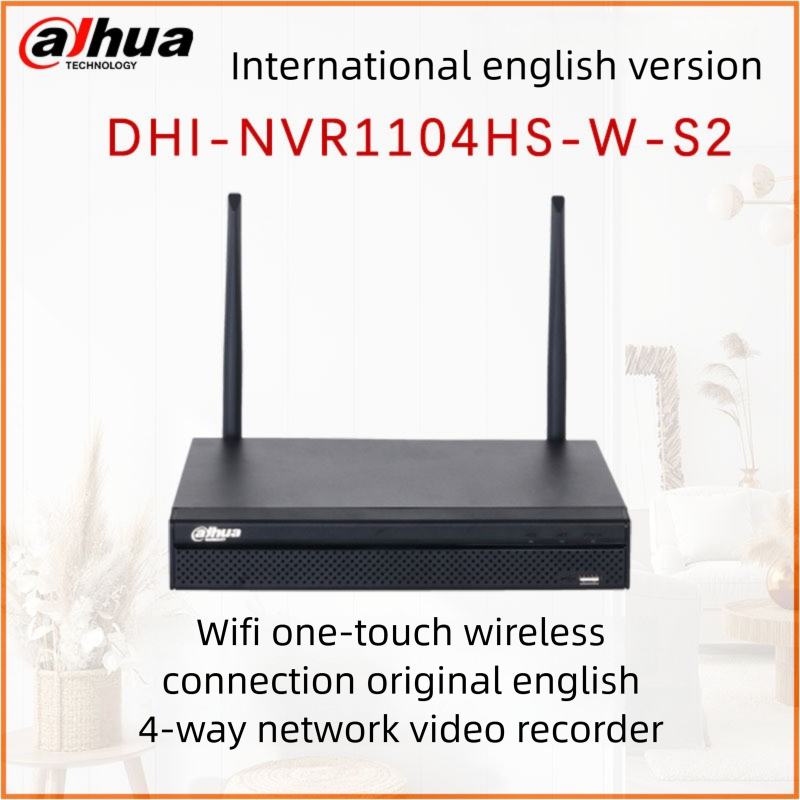 Dahua Original International Network 4-way WIFI Video Recorder DHI-NVR1104HS-W-S2