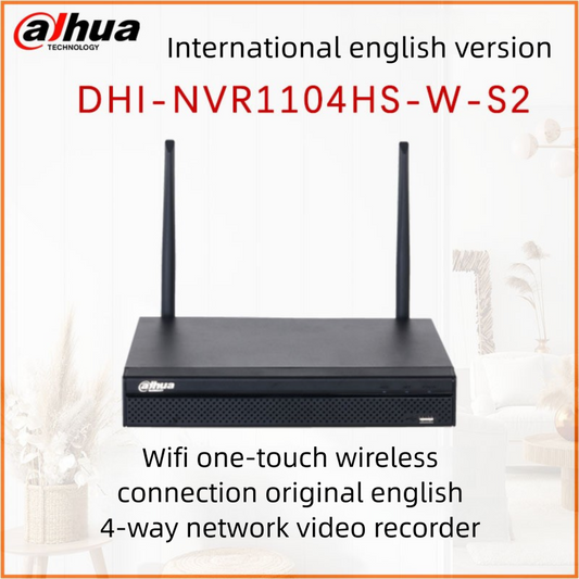 Dahua Original International Network 4-way WIFI Video Recorder DHI-NVR1104HS-W-S2