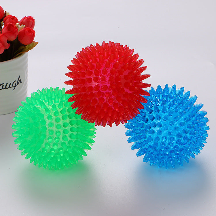 TPR Toy Spiky Ball Sounding Dog 5e8b88d4 f626 4781 9bac 9189760c4dba
