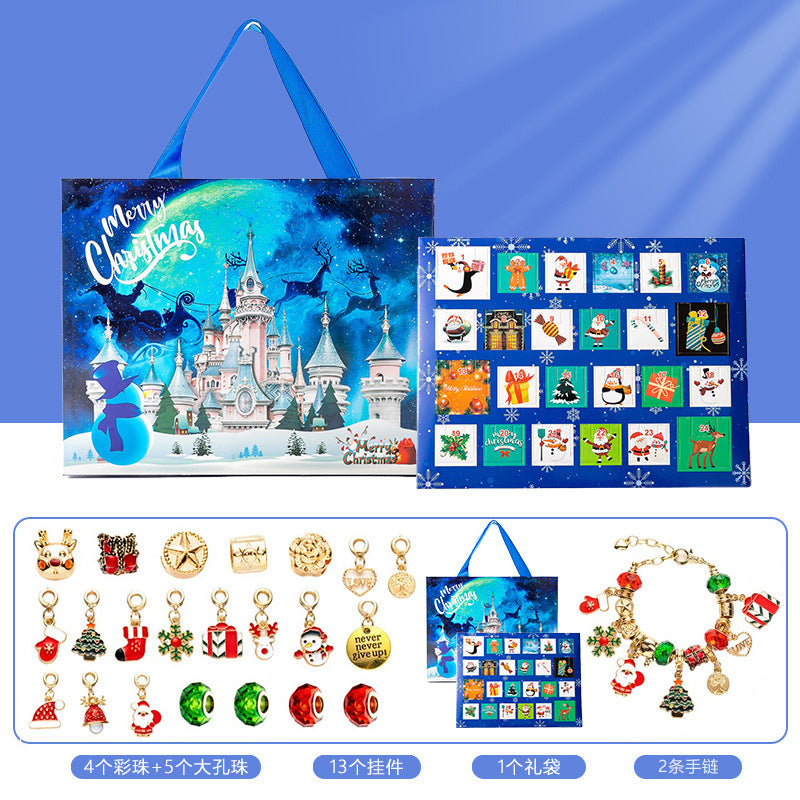 Diy Creative Children's Bracelet Ornament 24 Grid Calendar Christmas Blind Box 5ea74ec2 c8a9 40e2 901e 65f340265d24