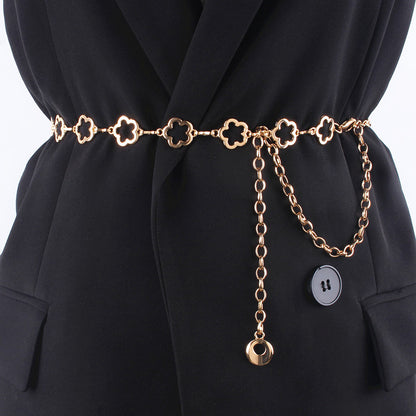 Metal Waist Chain Accessories Flower Thin Belt 5eaf3a21 6b73 4a03 903e 507b47b37bf2