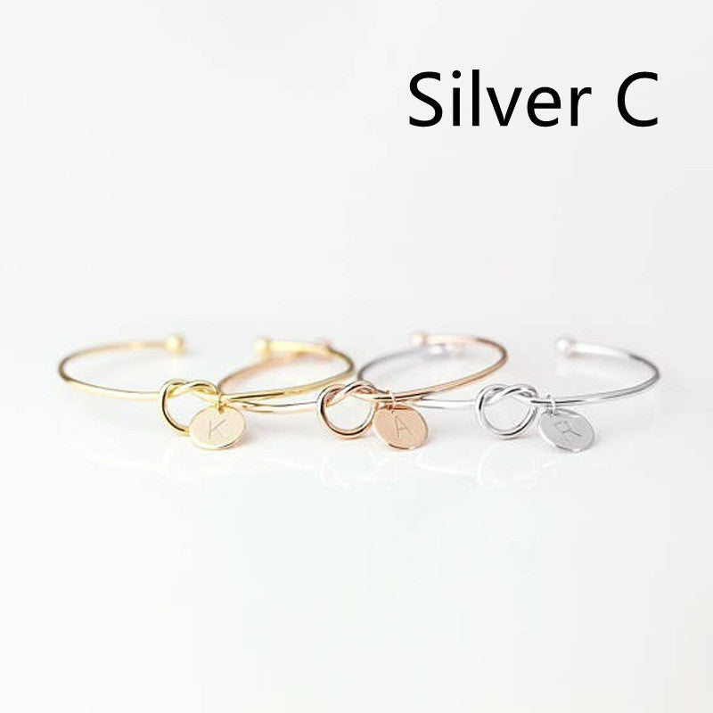 European And American Fashion Dead Knot Letter Bracelet 5ecb1e32 eac5 4a24 ba29 dc604e91e37b