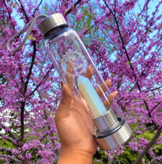 Natural hexagonal crystal column energy glass creative water cup spa tea cup water cup crystal column magic wand 5ed86bf6 21d