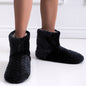 Flat Heel Deep Mouth Thick Bottom Red Slippers Boots 5ef5e776 c72f 4035 9948 dbdf5627ded6