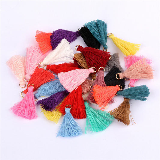 Color 3cm Polyester-cotton Hanging Ring Small Tassel 5ef971ef 8c88 4f49 916d e8e3cc42f3be