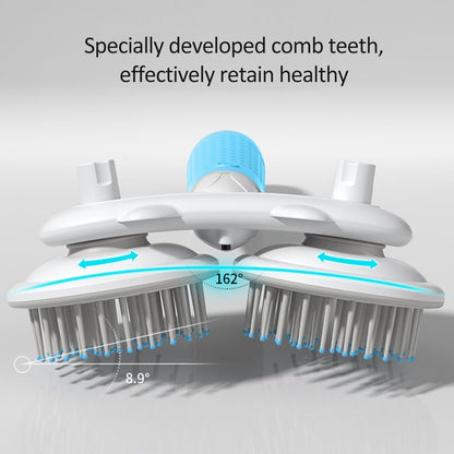 Pet Cat Brush Dog Slicker Brush Double-headed Negative Ion One-button Self Cleaning Dog Cat Hair Removal Pets Products 5f179c